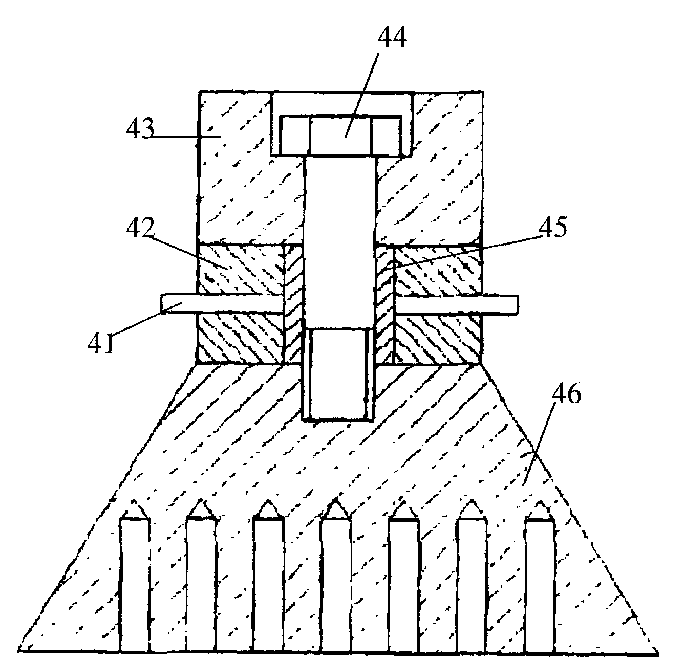 Ultrasonic cleaning device of motor winding