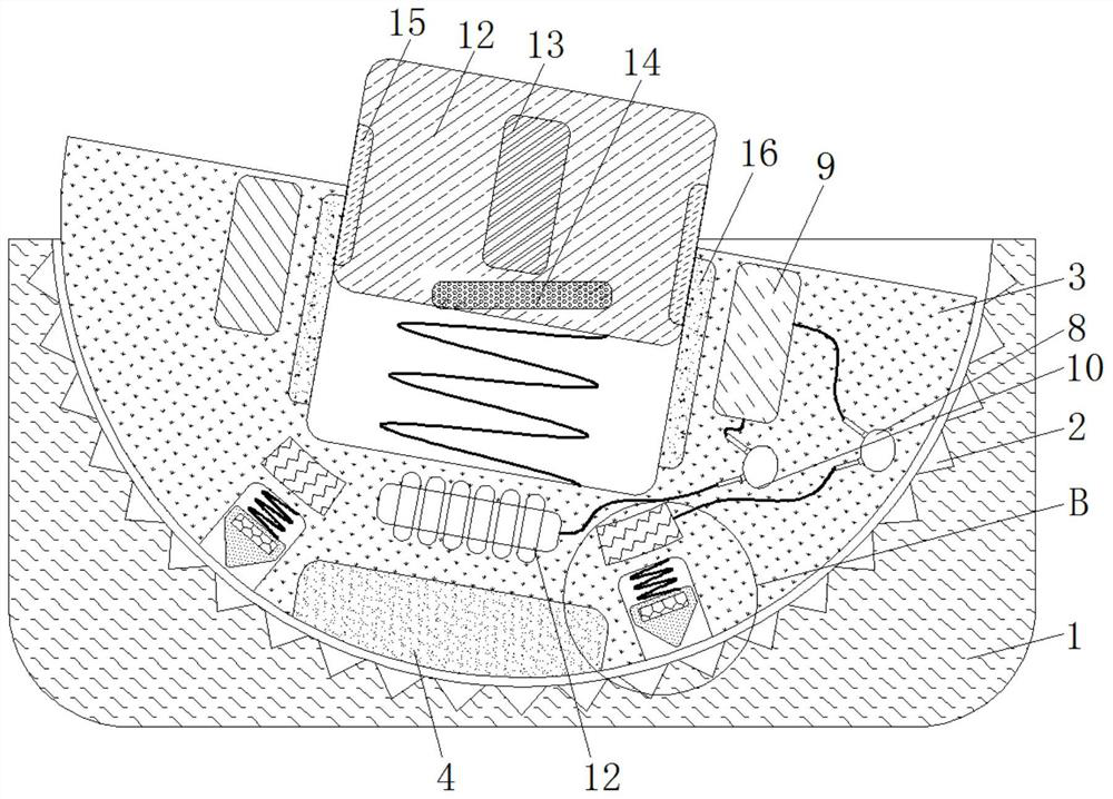 A fixing device for computer software information collection with automatic level adjustment