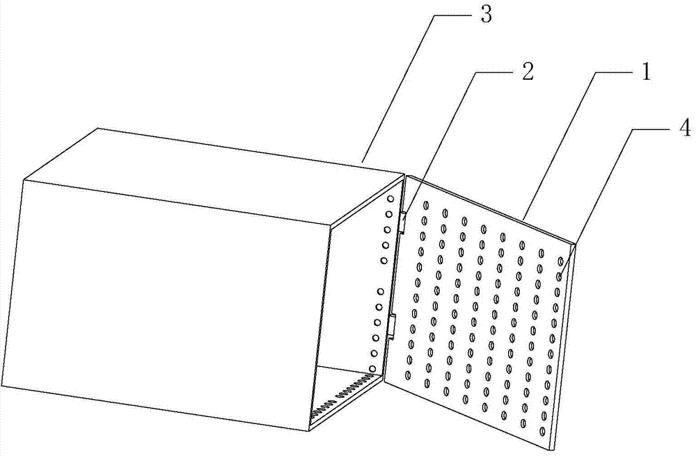 Air curtain structure of freezer