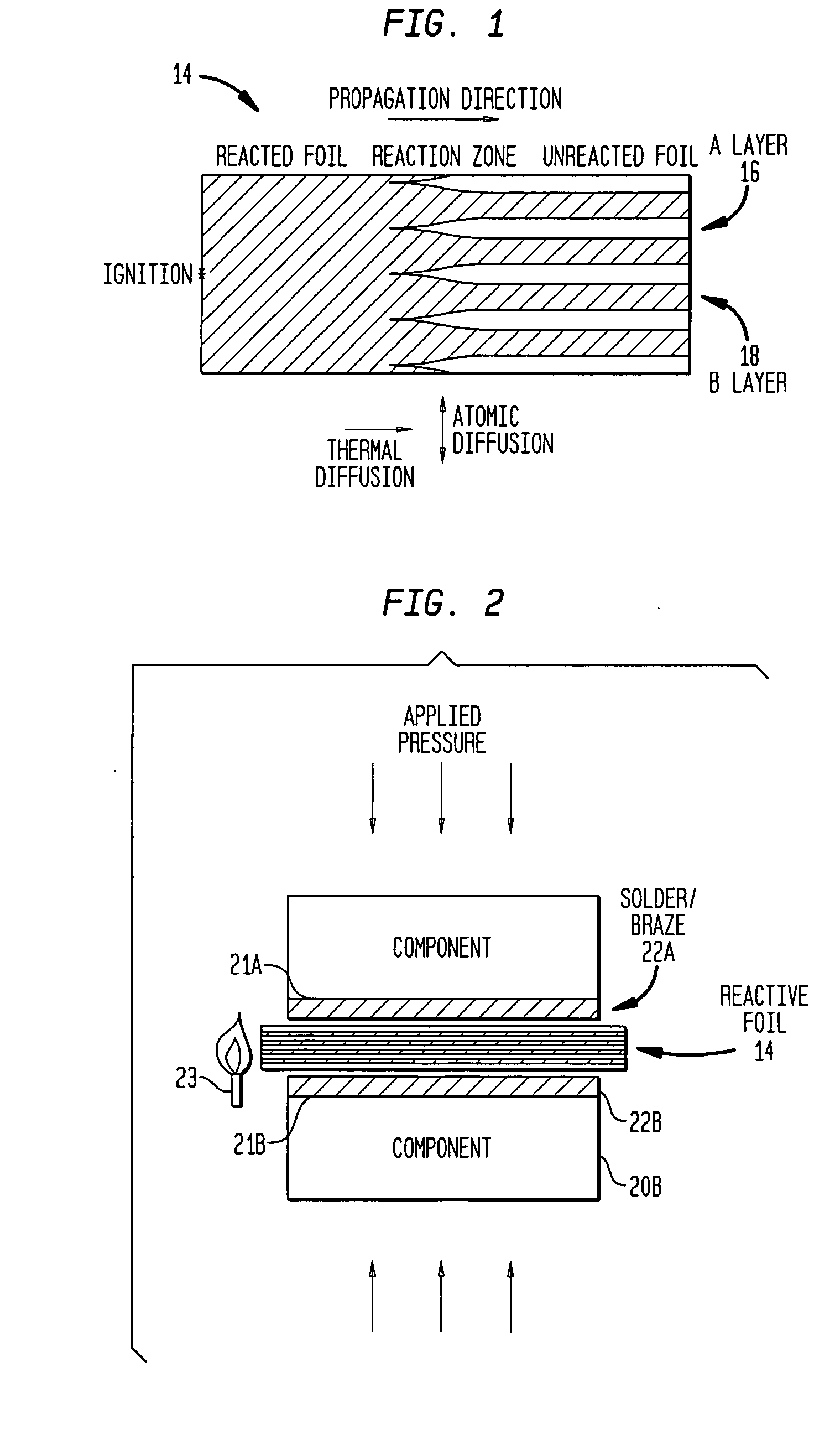 Method of joining using reactive multilayer foils with enhanced control of molten joining materials