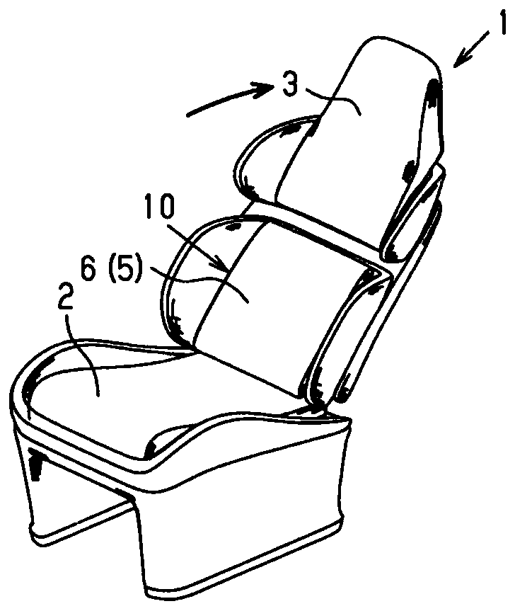 Vehicle seat device