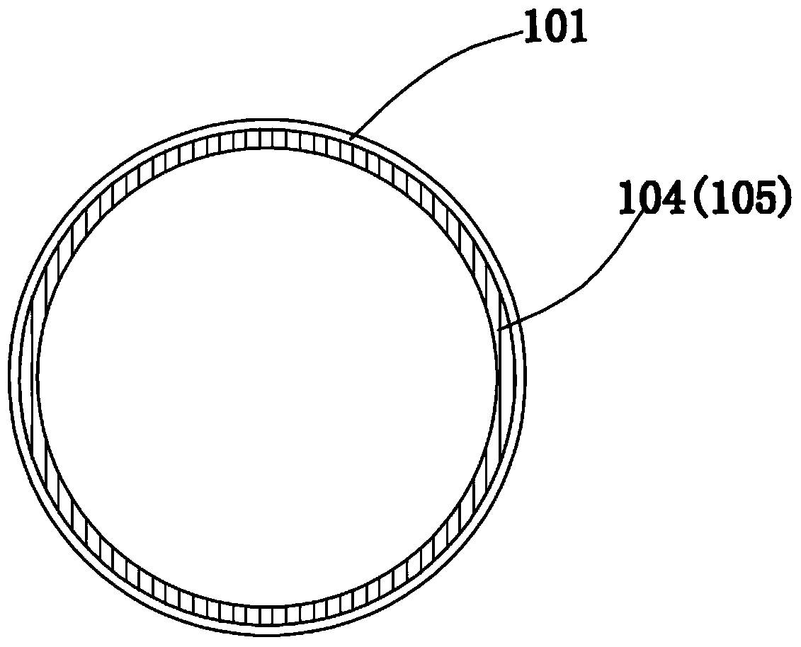 A bonding-free LED lamp tube and an integrated bonding-free fixing method