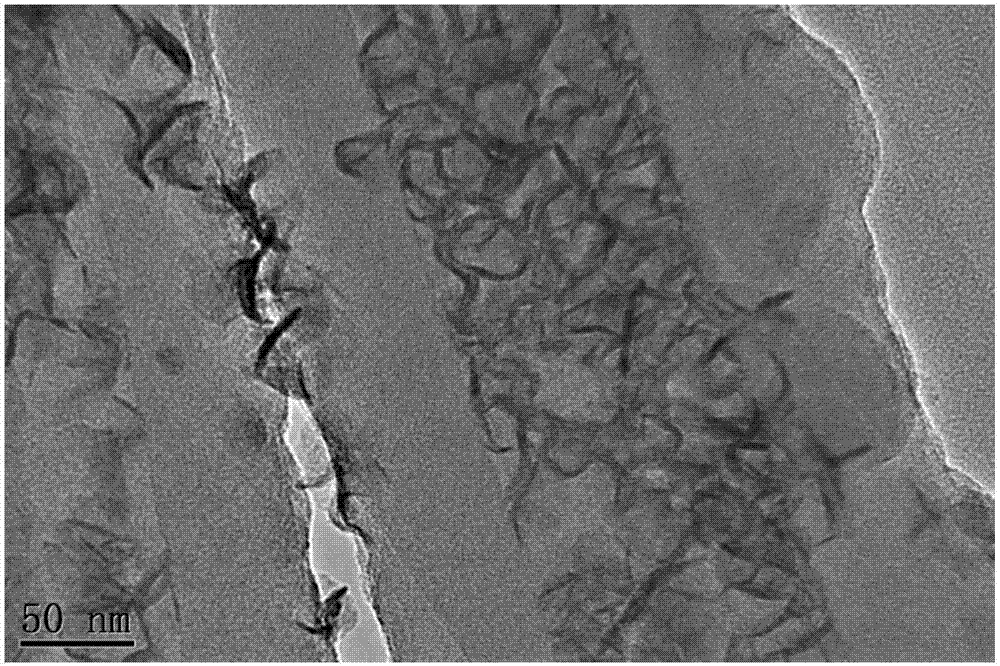 Molybdenum selenide nanosheet/nitrogen-doped carbon core-shell-structure composite material and preparation method and application thereof