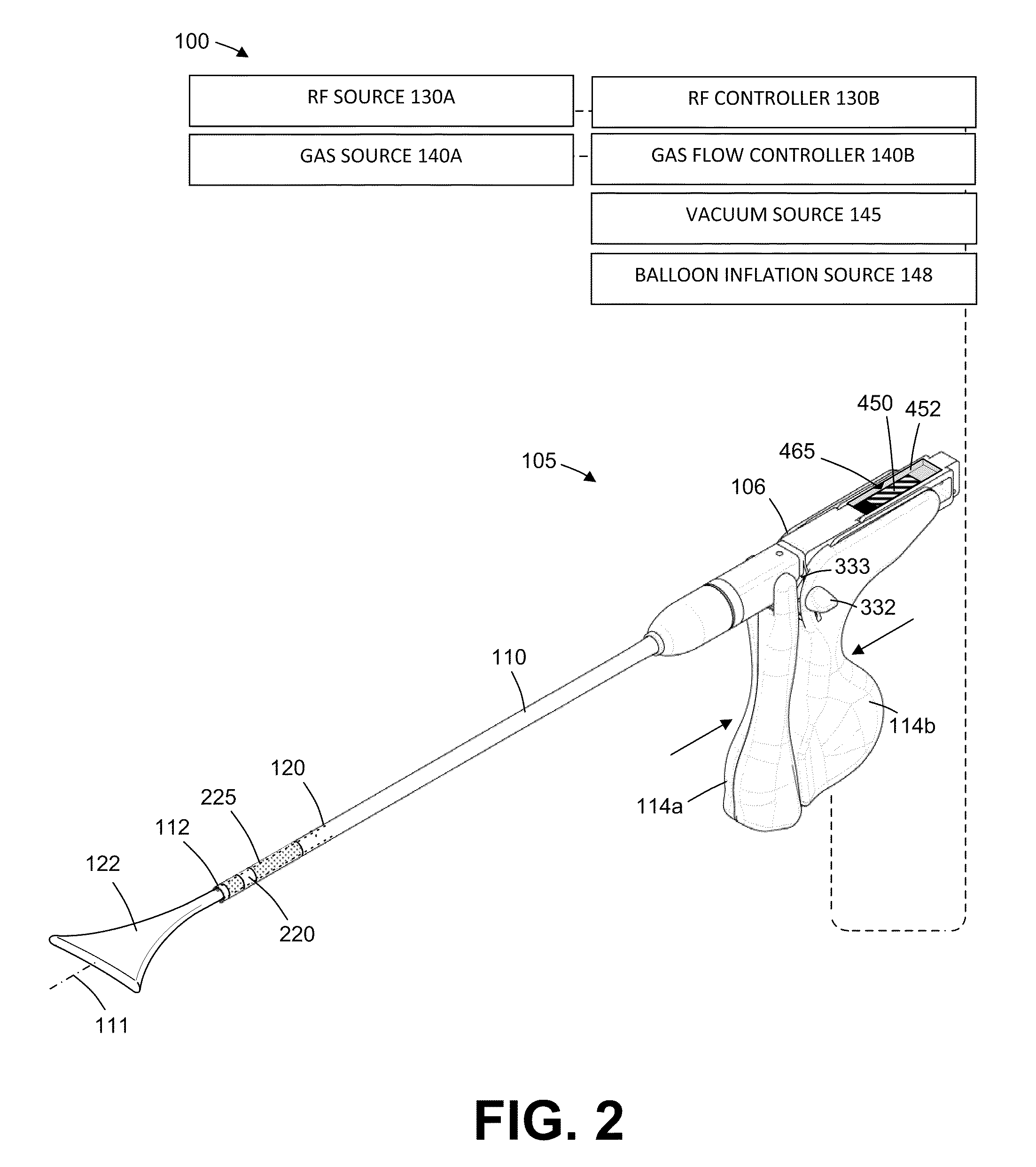 Methods and systems for endometrial ablation utilizing radio frequency