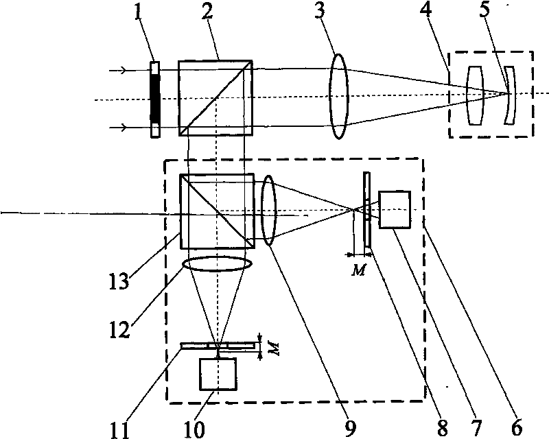 Method and device for measuring axial gaps of differential confocal lens set