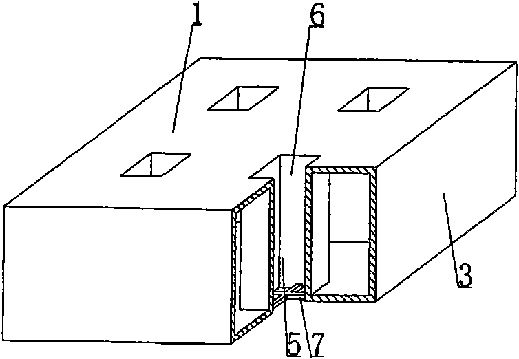 Light permanent tube shell for filling concrete