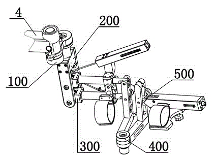 Big arm and small arm rehabilitation training device