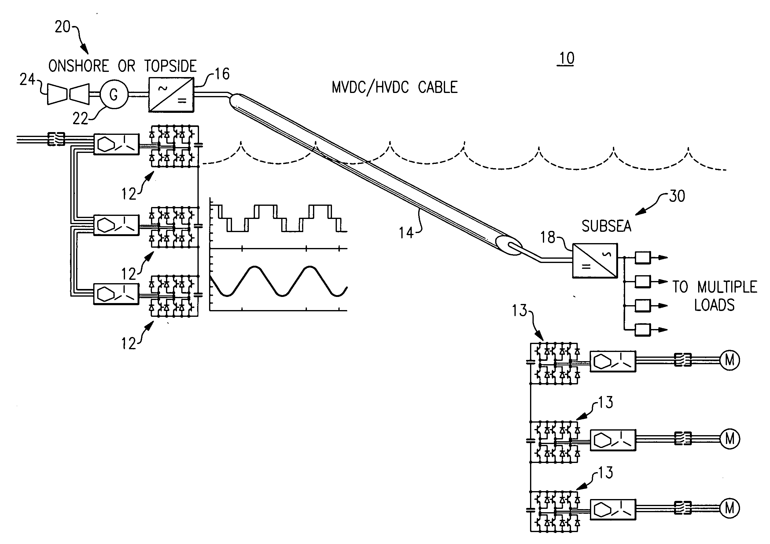 Modular stacked subsea power system architectures