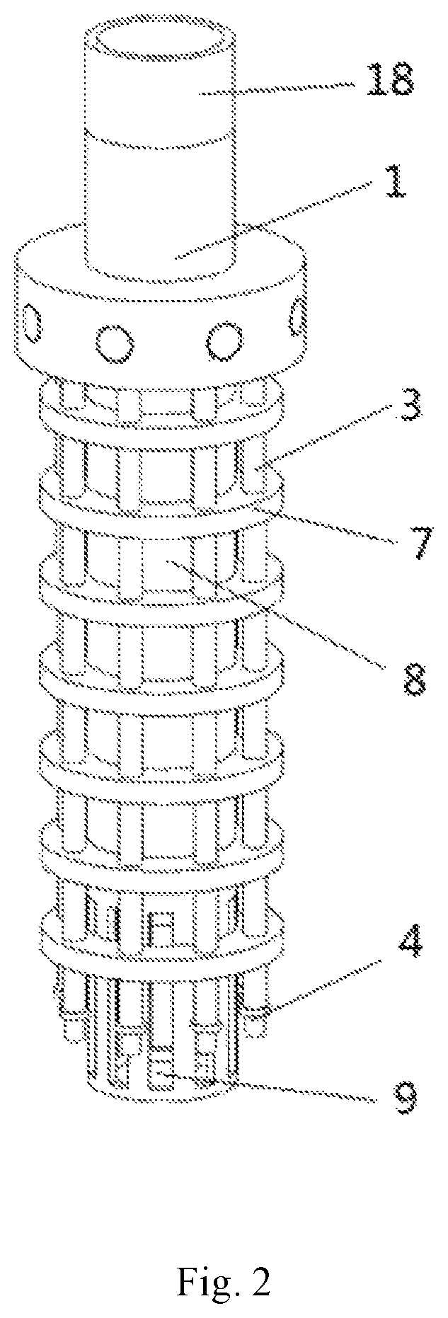 Automatic cleaning device for suction port of electric submersible pump