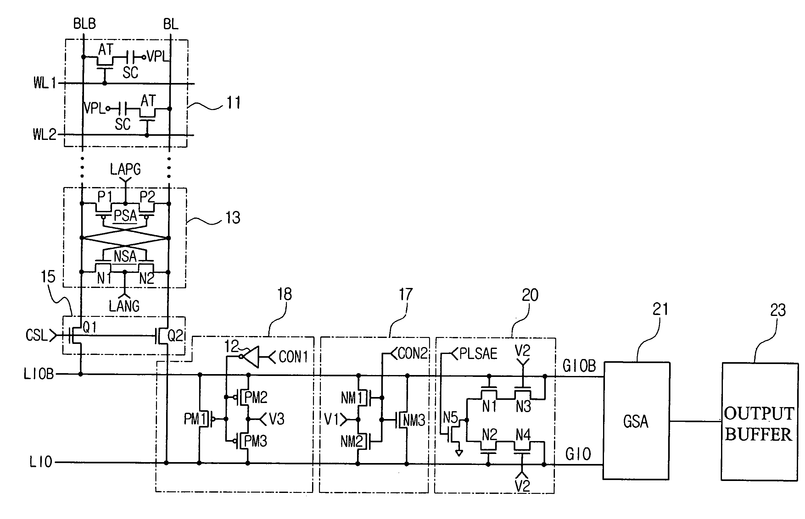 Semiconductor memory device having improved local input/output line precharge scheme