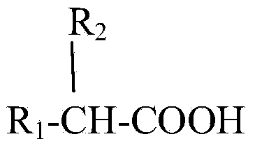 Raw material for preparing liquid branched-chain AKD as well as preparation method and application of liquid branched-chain AKD