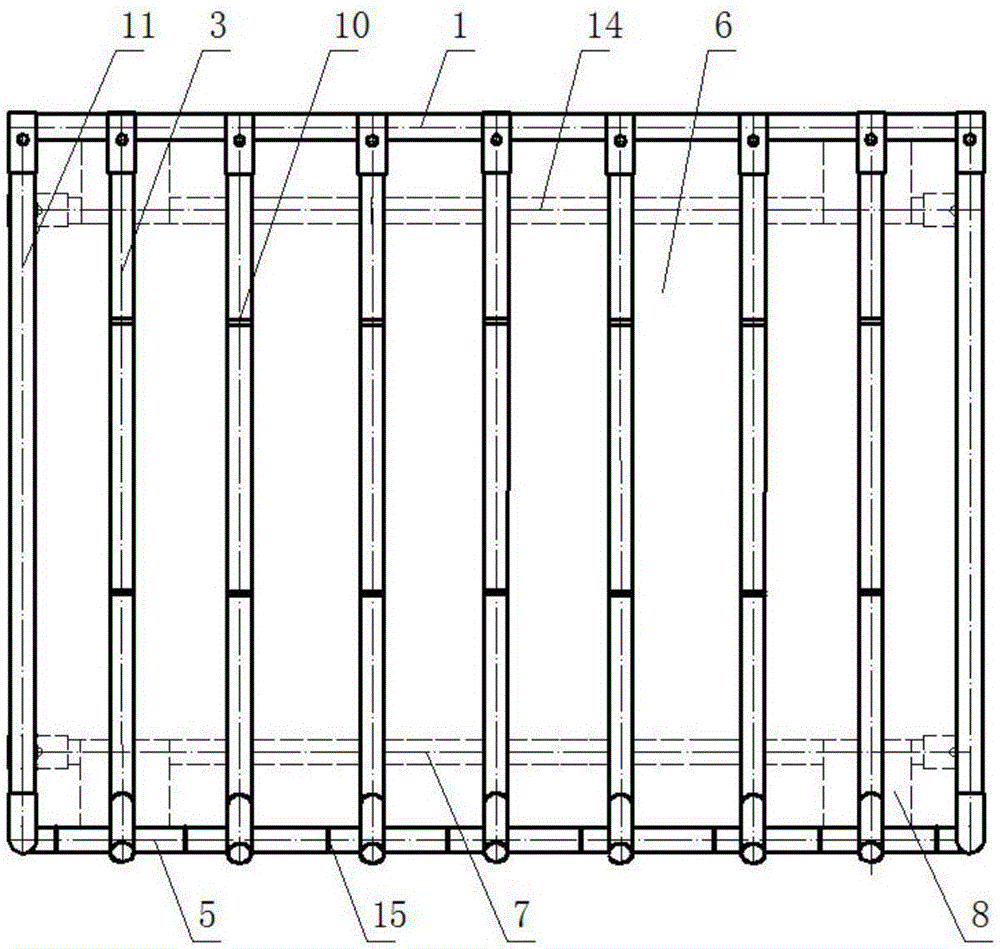 Snap line containing and transferring vehicle