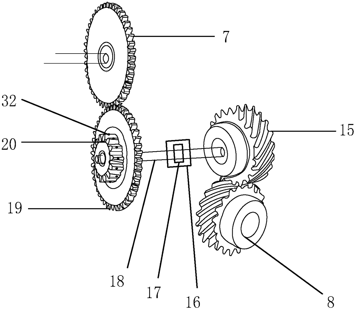 Fruit sugar degree sorting device and method based on weighing and sorting line transformation