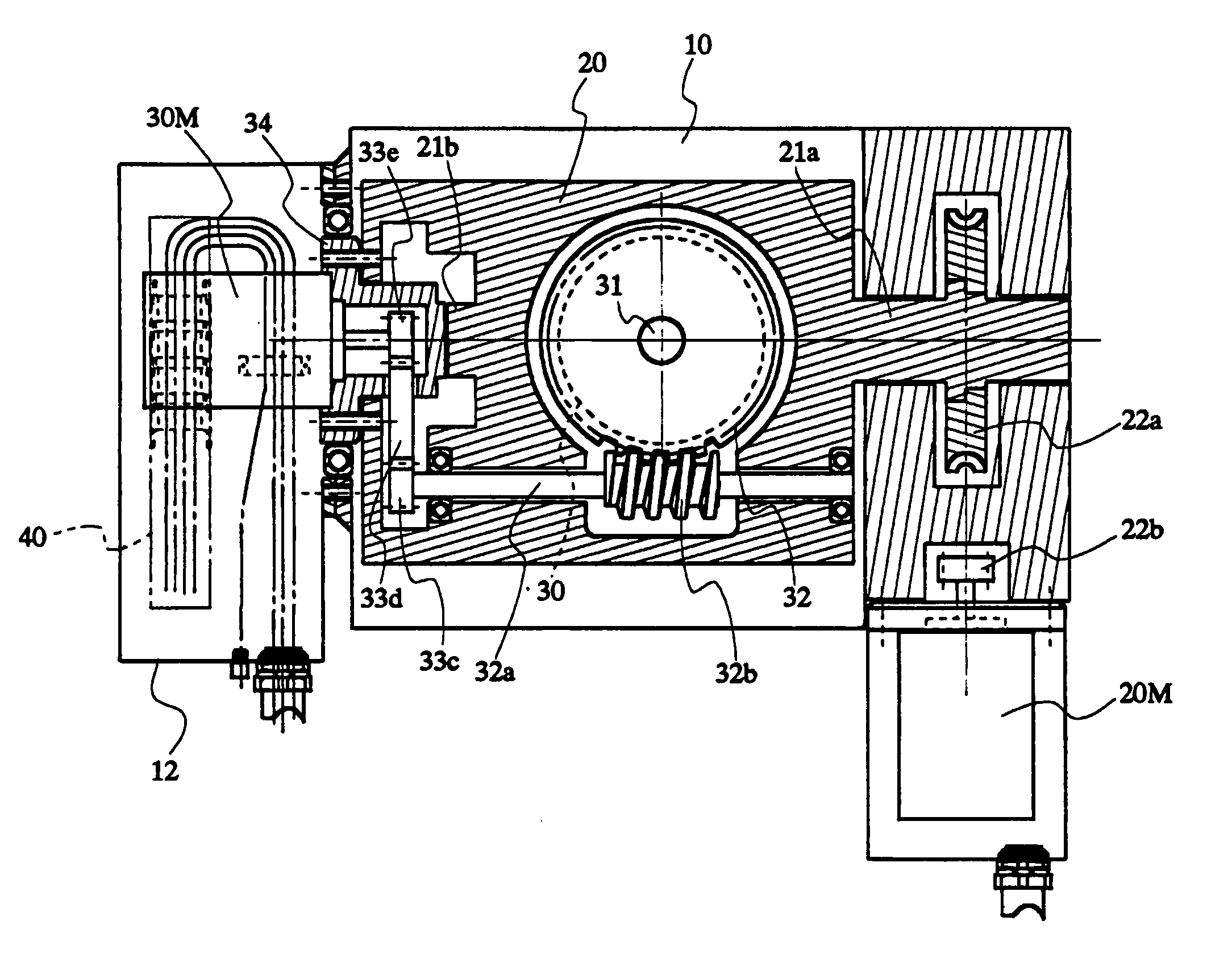 Tiltable-rotatable circular-table device for machine tool