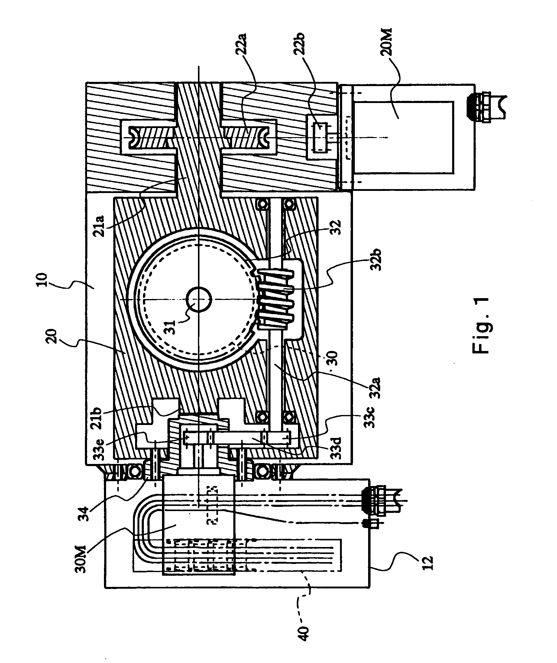 Tiltable-rotatable circular-table device for machine tool