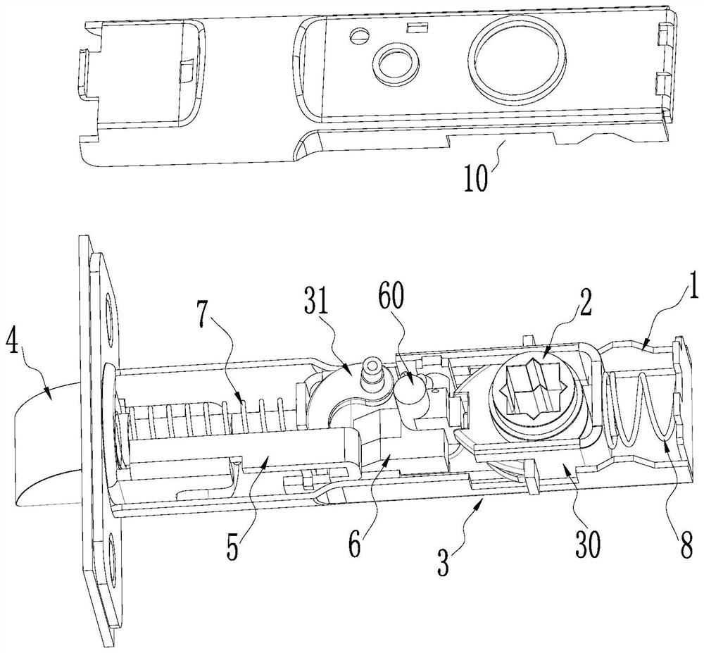 Spring bolt assembly of door lock