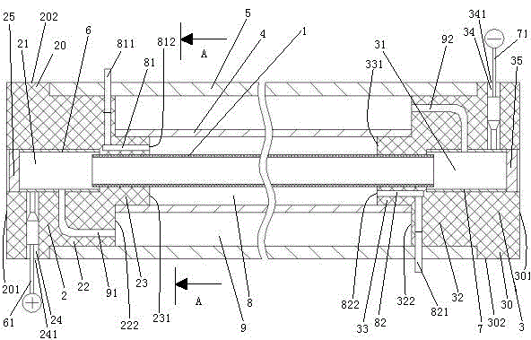 Metal laser tube