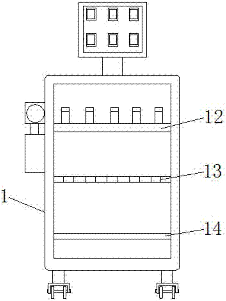 Energy-saving and environment-friendly placing table for security devices