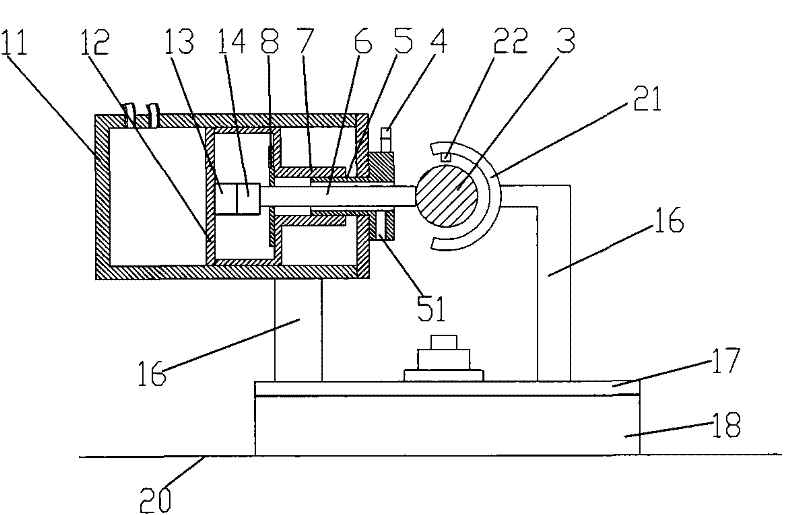 Device for testing dynamic stiffness and constant pressure of high-speed electric spindle