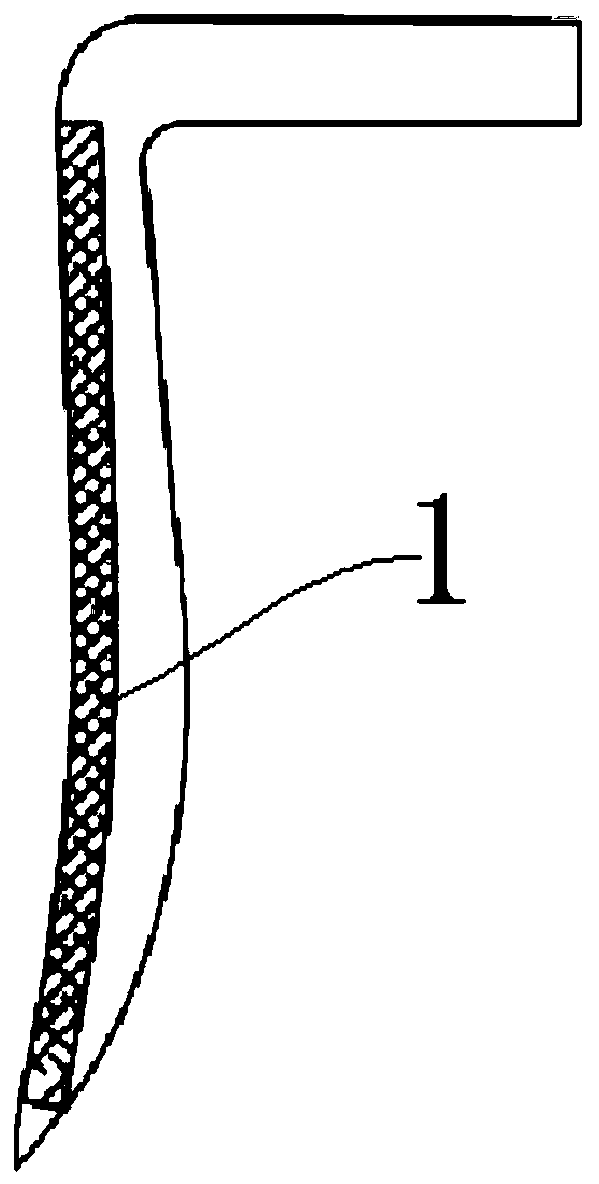 Composite nose bridge prosthesis manufacturing method