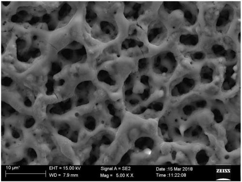 Electrolyte for preparing bioactive element contained porous membrane on titanium metal surface through micro-arc oxidation