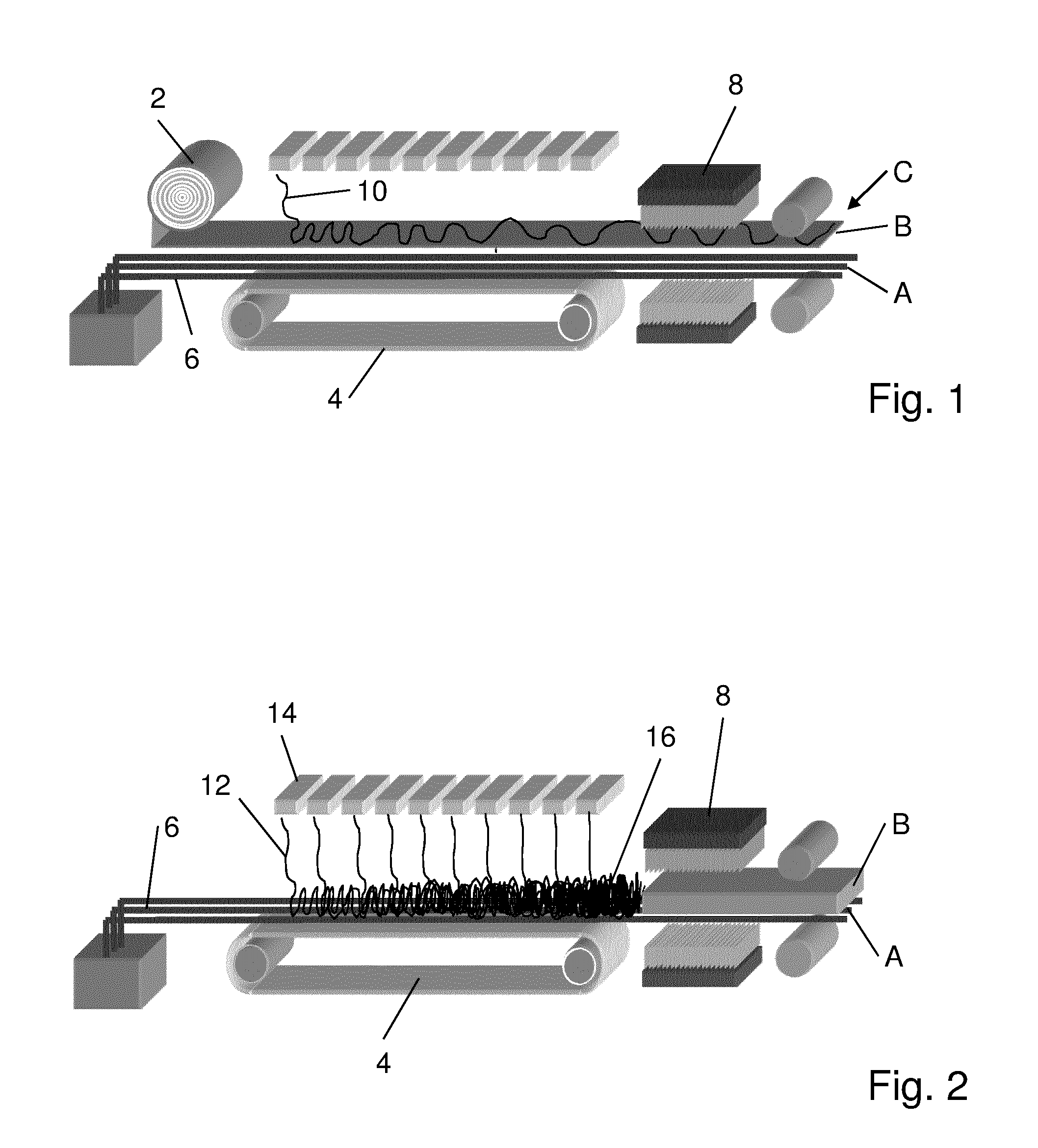 Planar composite material