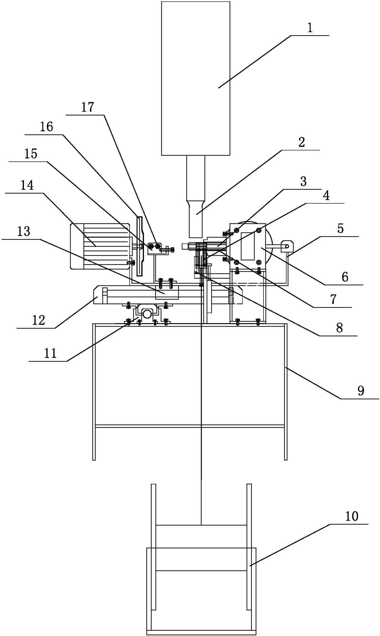 Ultrasonic based automatic winding, welding and cutting machine for plastic spiral supporting tube and using method of ultrasonic based automatic winding, welding and cutting machine