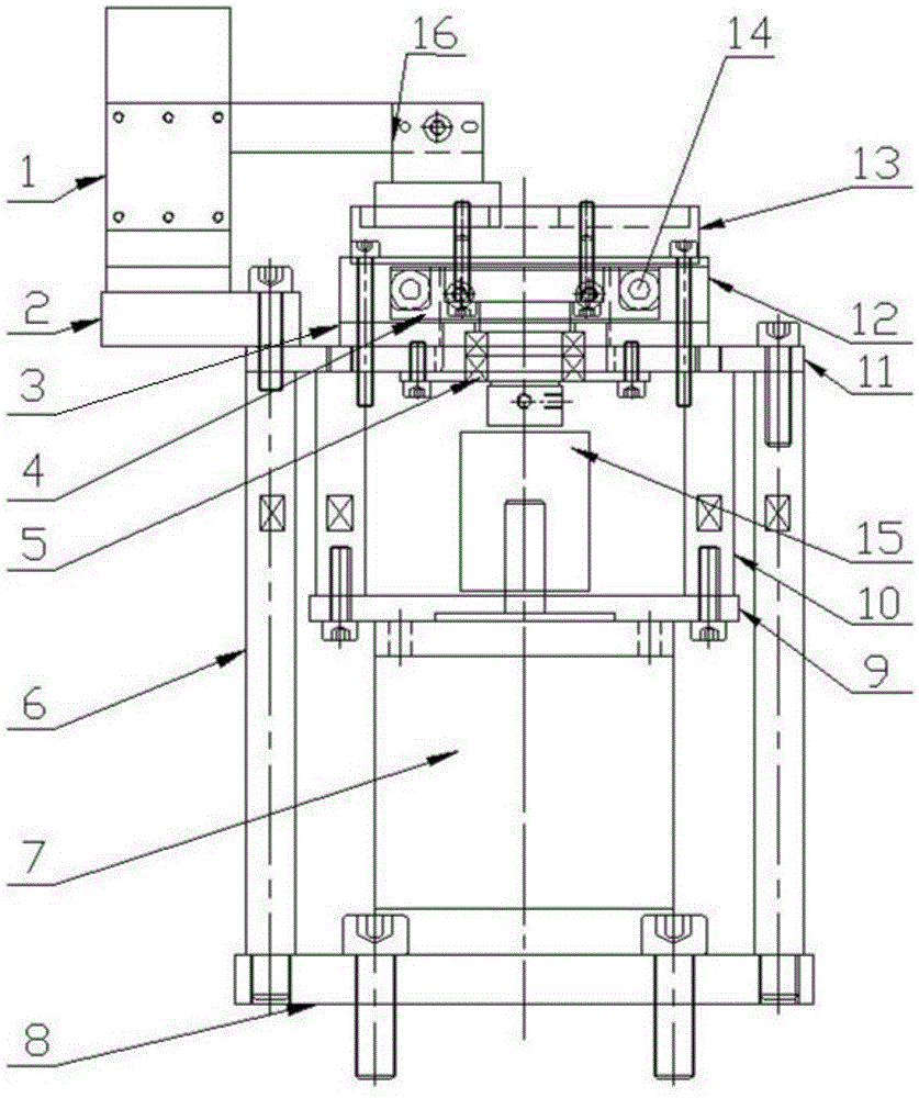 Glue coating device special for thin film bonding machine