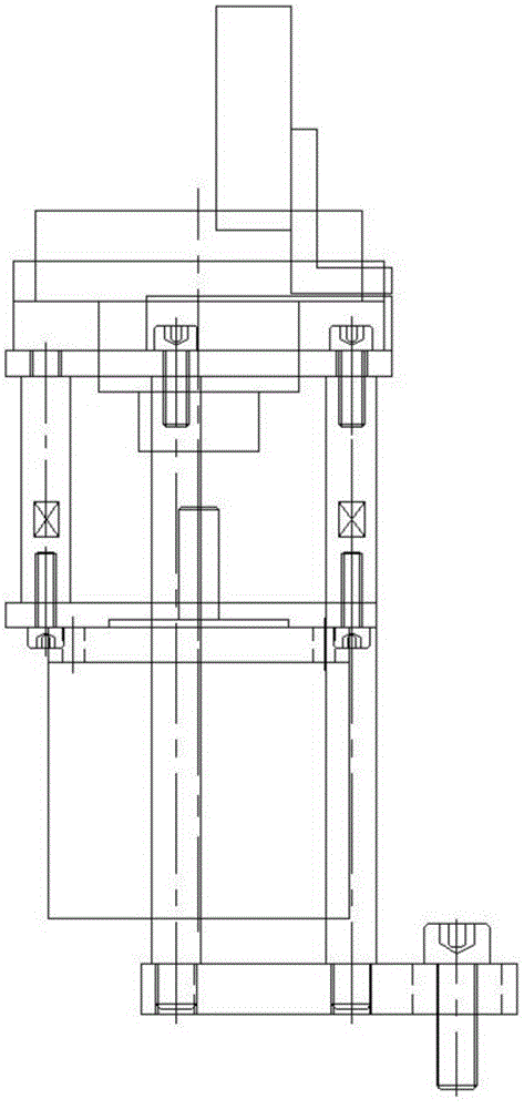 Glue coating device special for thin film bonding machine