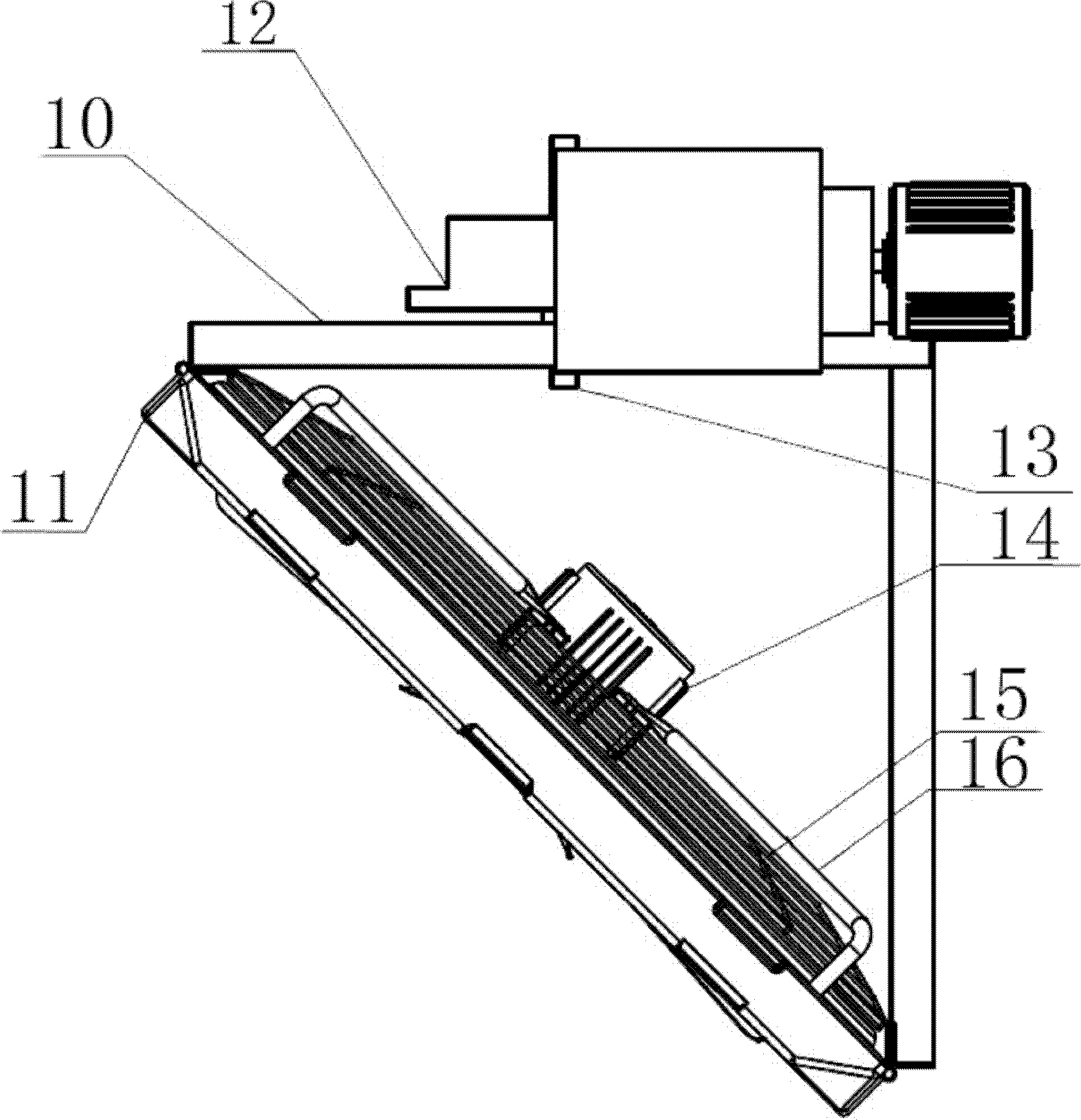 A fan used in animal husbandry and its production method