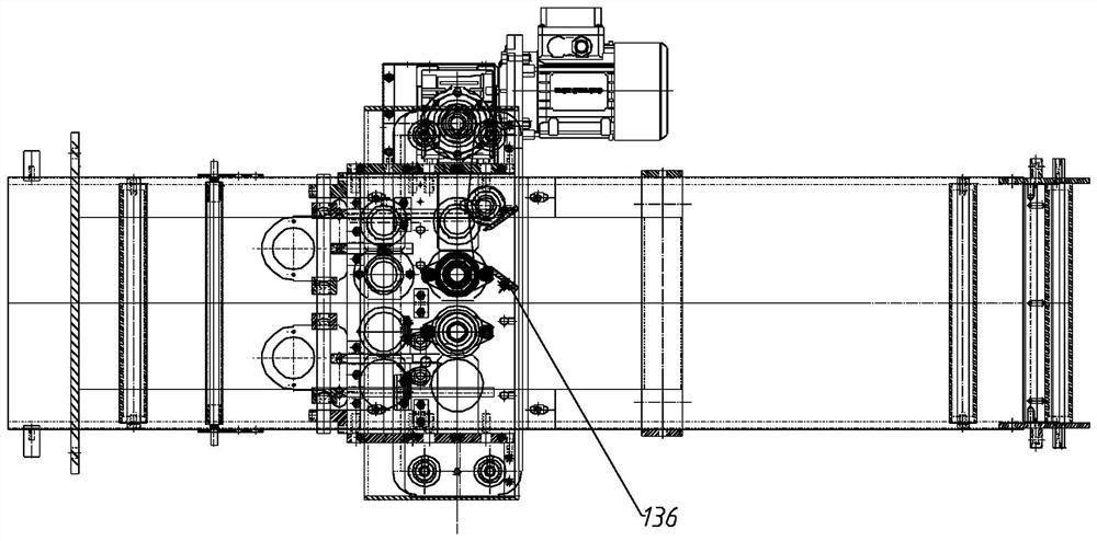 A skin-making device and dumpling automatic production line