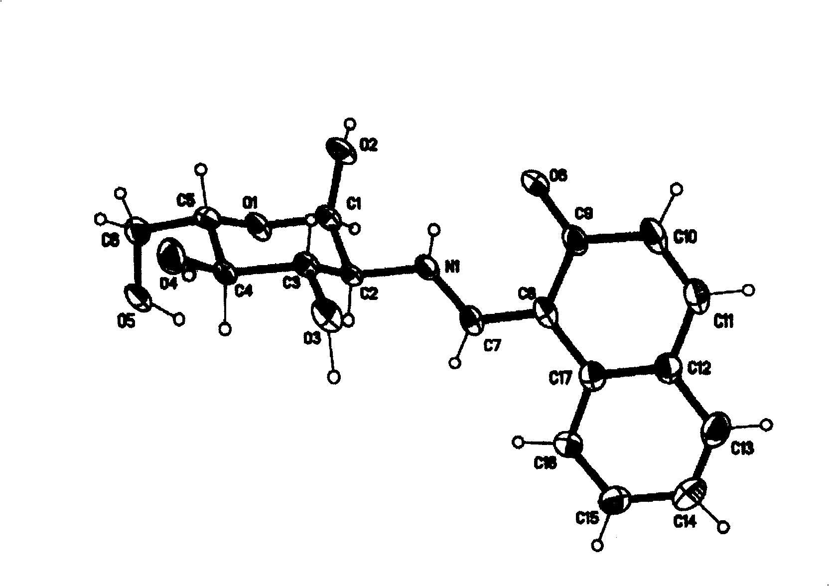 Aluminium ion investigating method using glycosyl naphthol