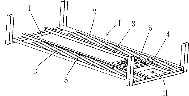 Traverse pushing-pulling car for multi-storied garage