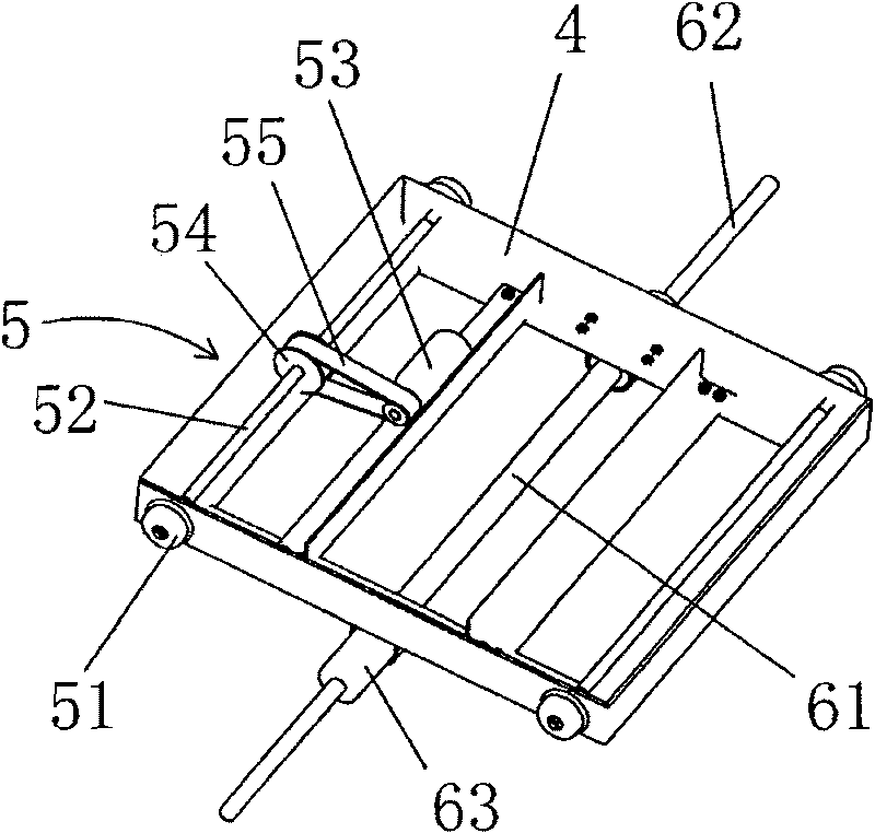 Traverse pushing-pulling car for multi-storied garage