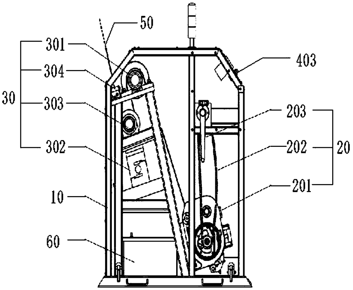 Cable retracting and releasing device and stratospheric airship temporary tether device - using the same