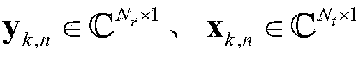 Channel matrix and interference covariance matrix estimation method suitable for MIMO-OFDM system