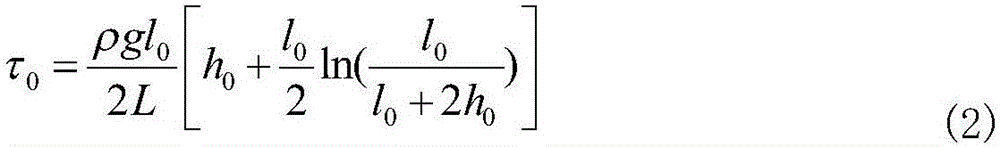 A flow concrete rheological parameter determining method