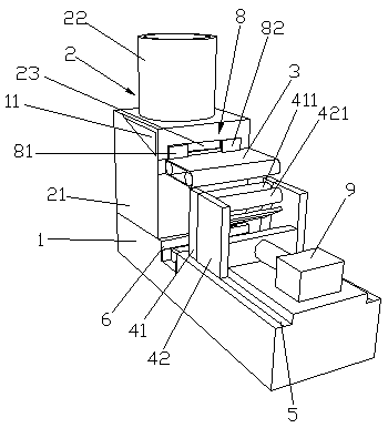 Powder particle quantitative packaging machine