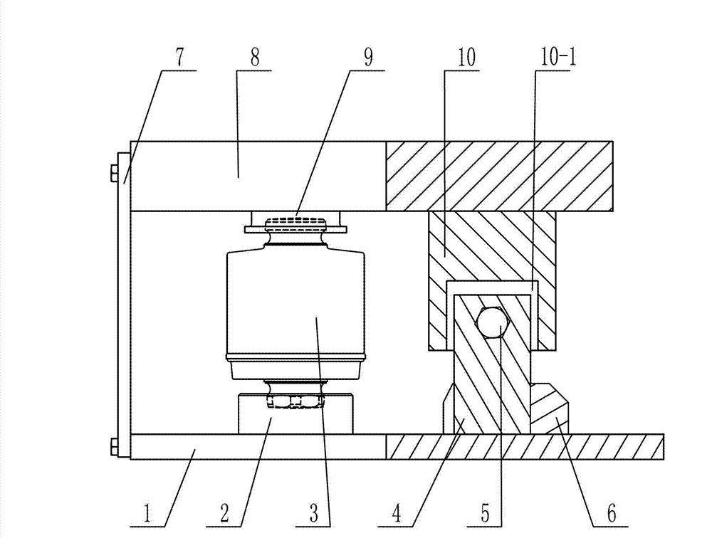 Annular limiting device of weighing apparatus