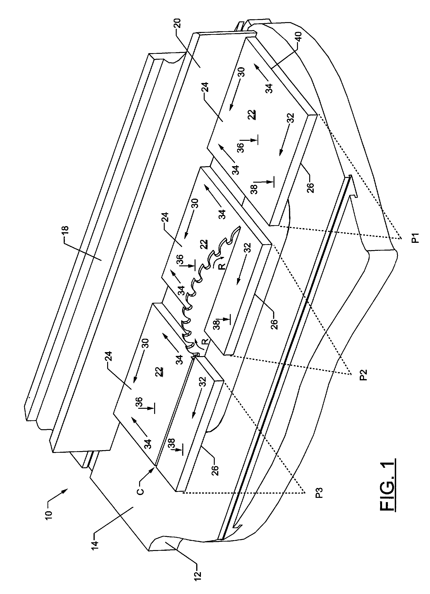 Straddle safety pusher system