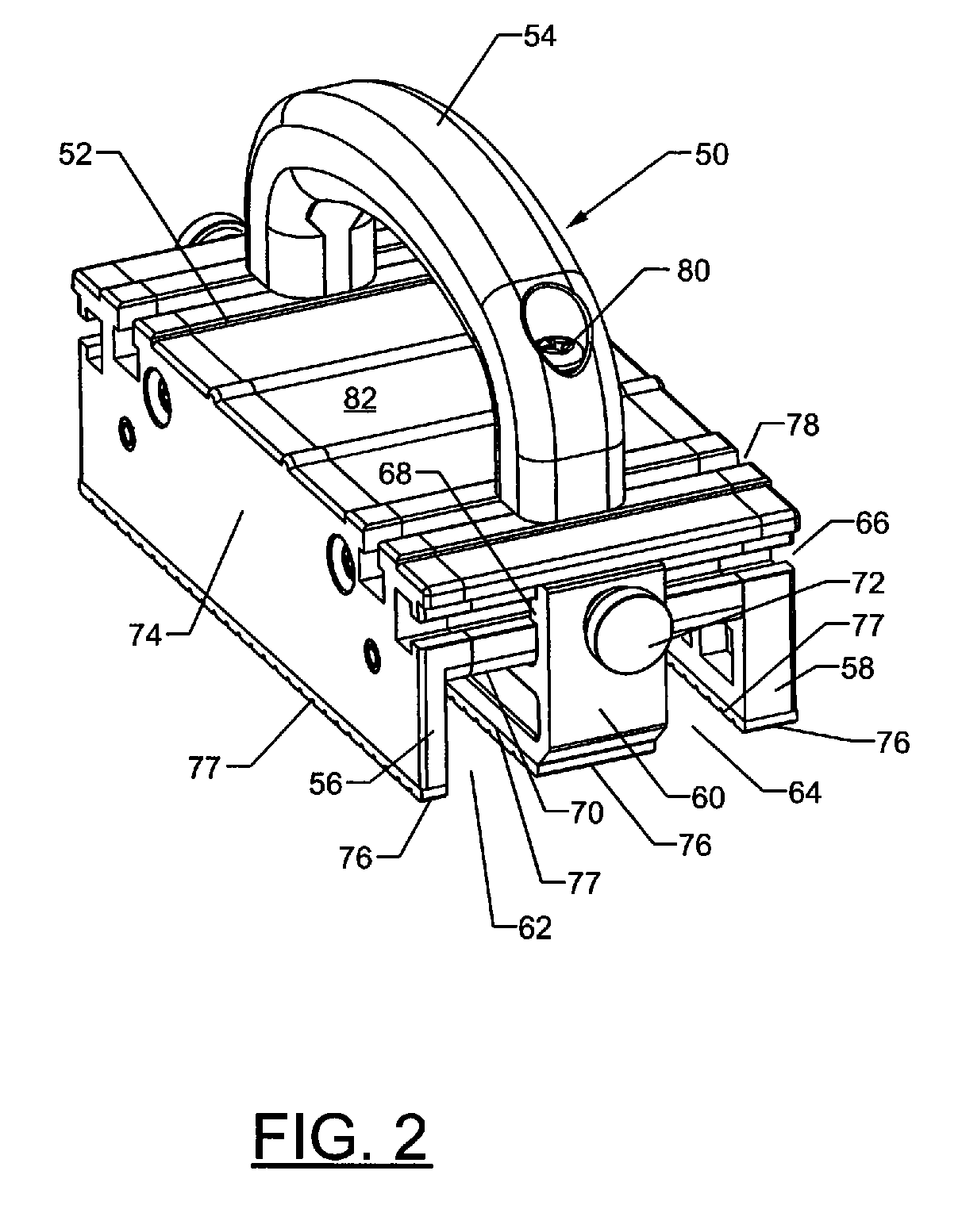 Straddle safety pusher system