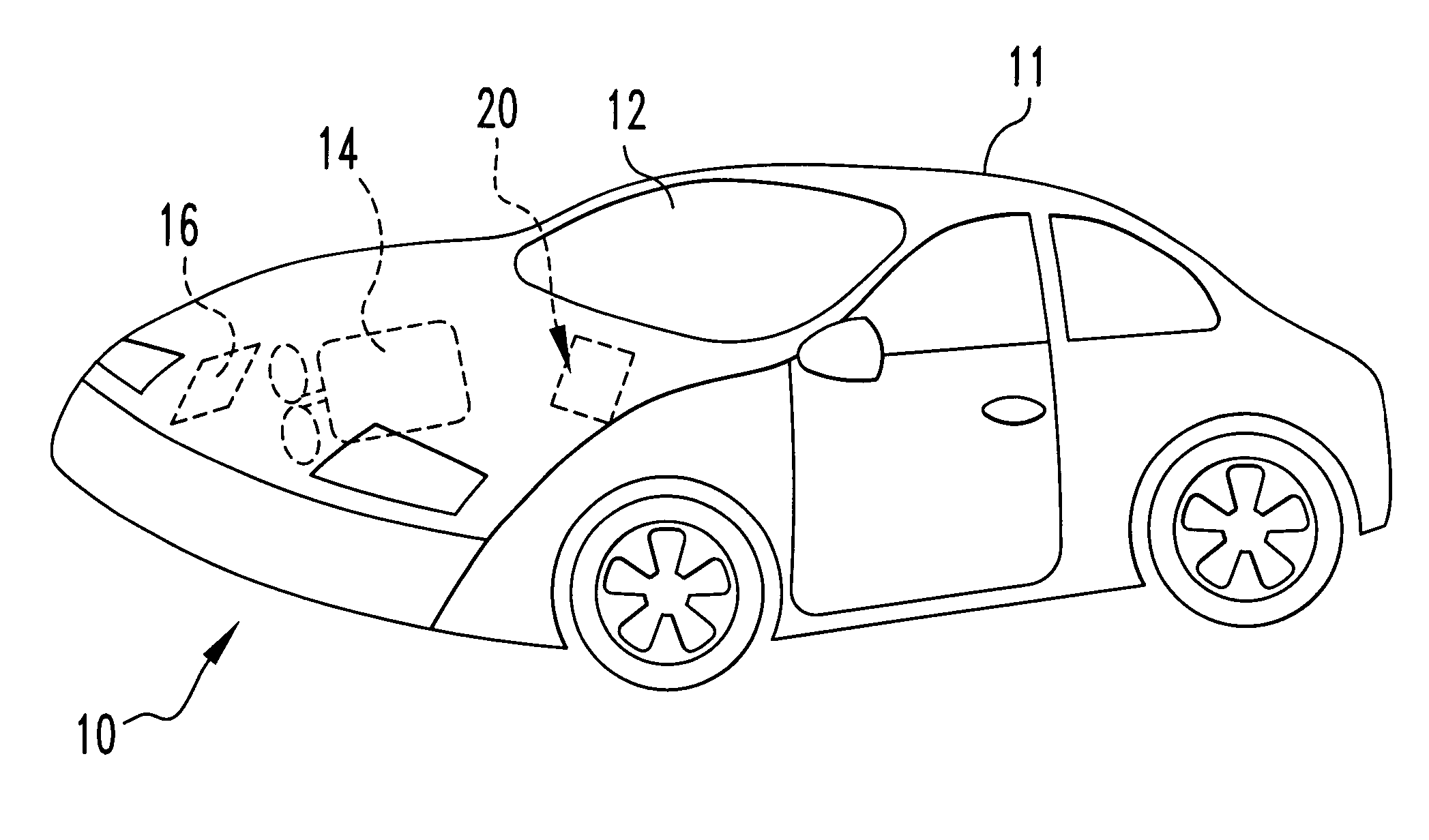 Hyperbaric oxygen enrichment system for vehicles