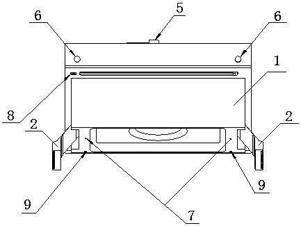 Range hood with automatic smoke hood adjustment function