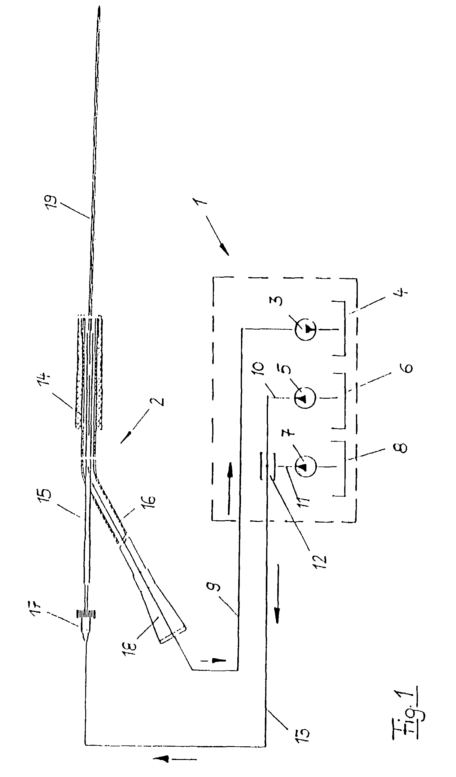 Surgical device for removing tissue cells from a biological structure