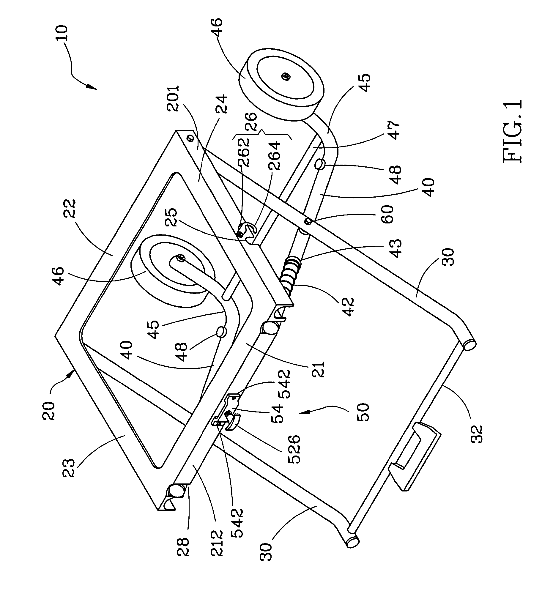 Collapsible stand for machine