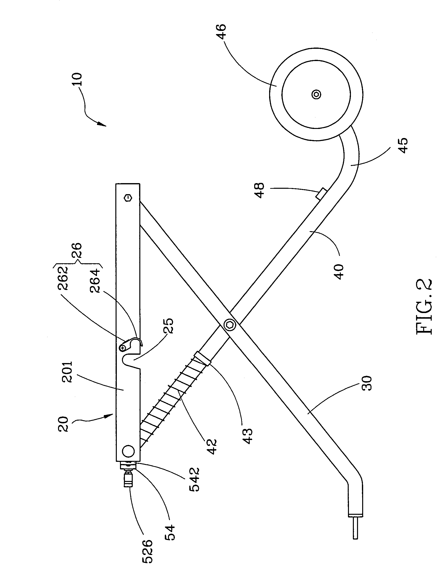 Collapsible stand for machine