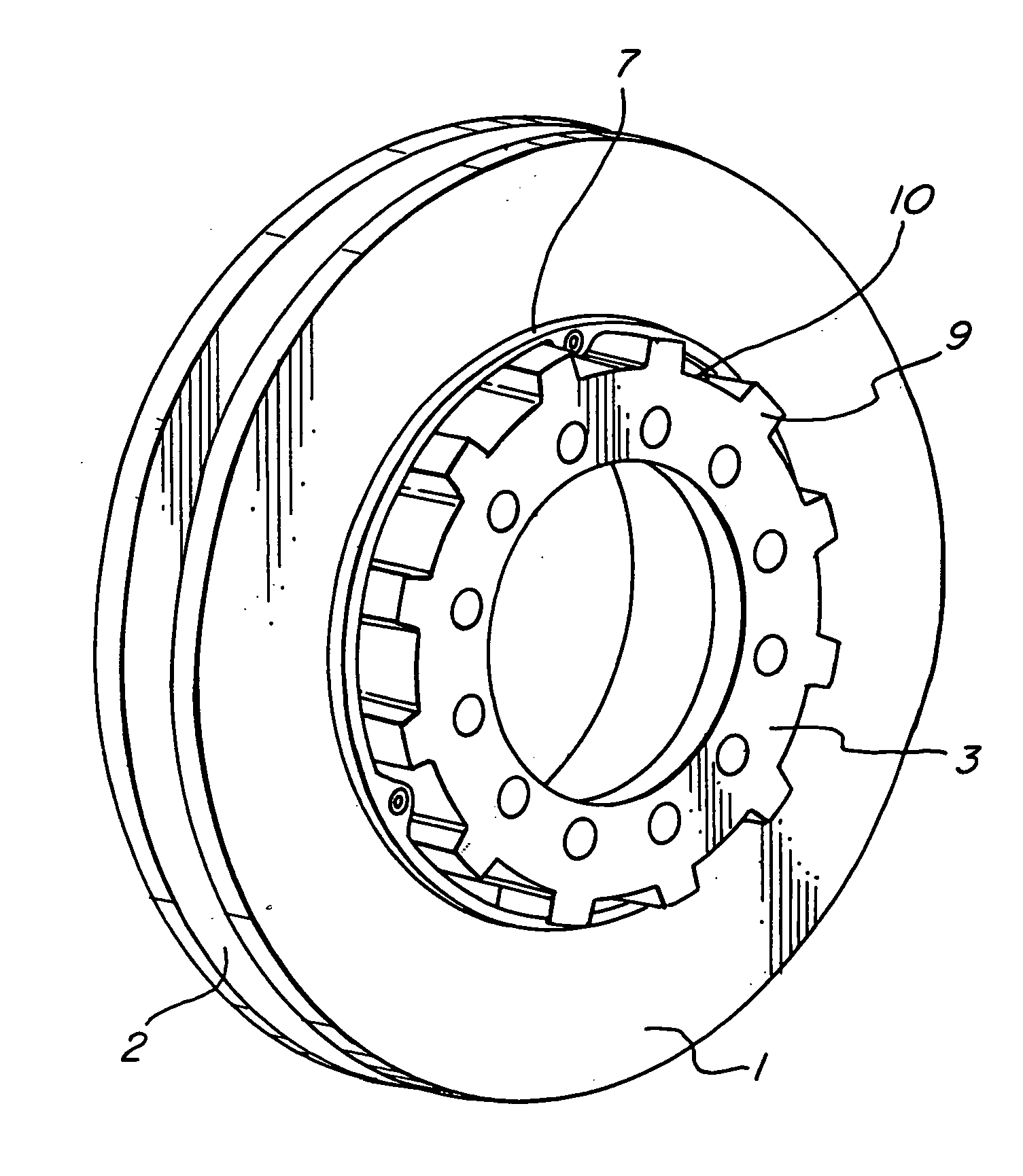 Supported disc