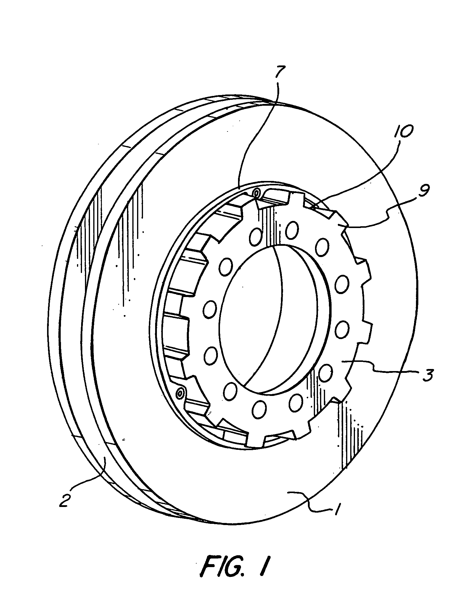 Supported disc