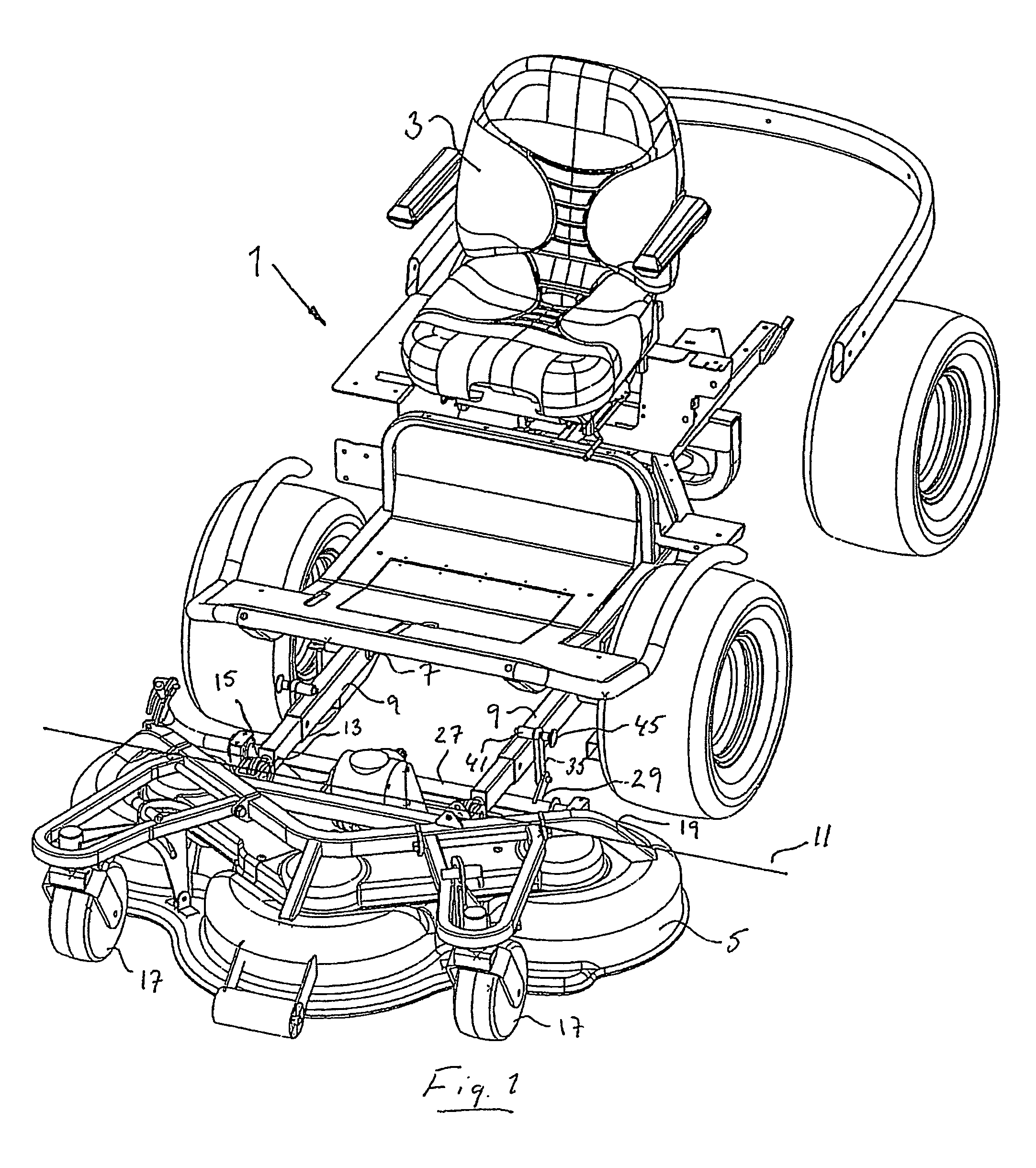 Accessible lawn mower deck