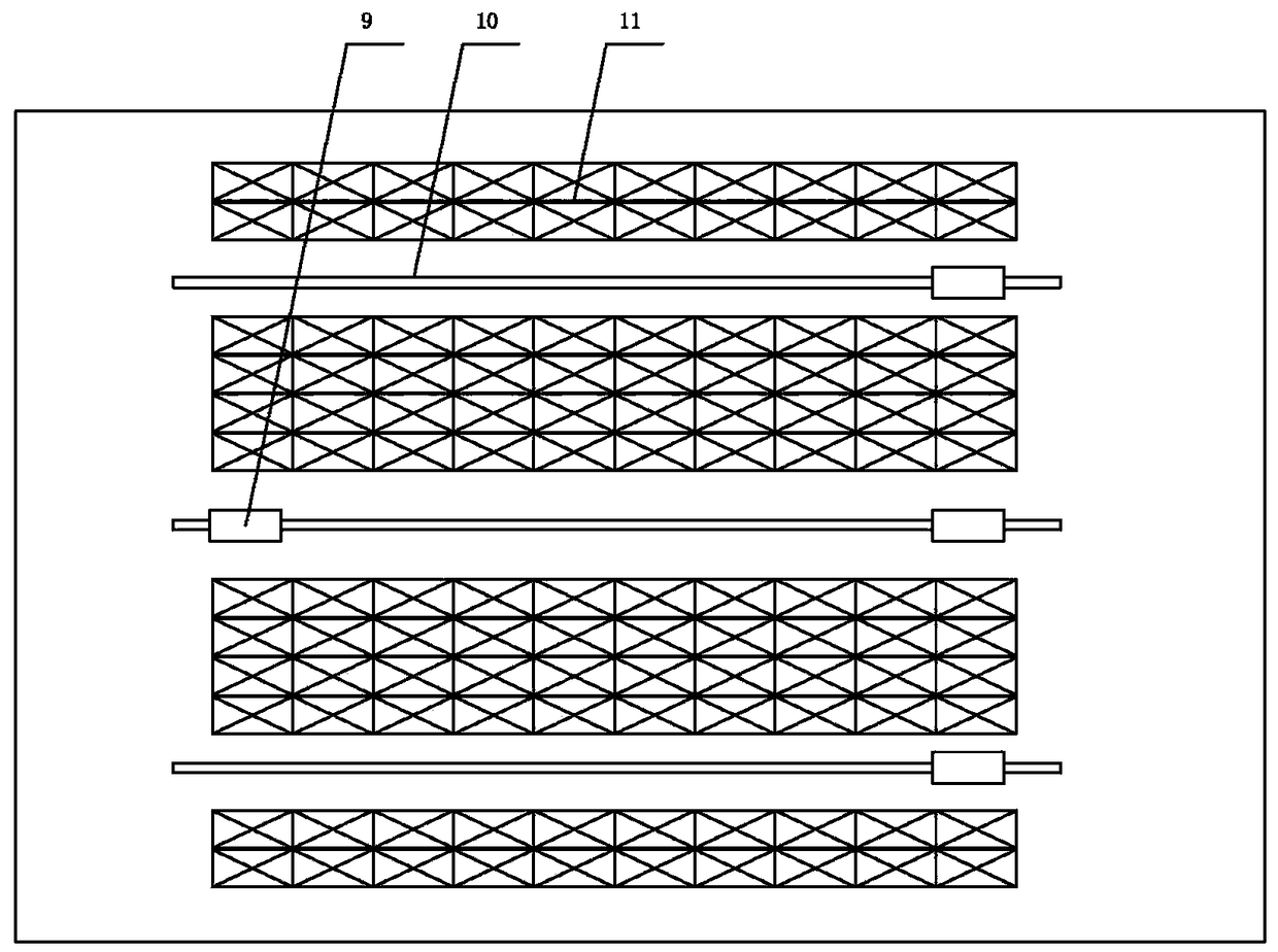 Storing-sorting-integrated whole-input-scattered-output logistics system and method